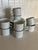 Ceramic Vintage Dansk Green Mist Coffee Cup & Saucer Set of 8 Niels Refsgaard Denmark Stoneware ( For Sale - Image 7 of 14