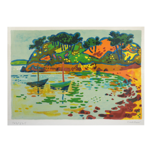 Guy Charon (Fr. 1927-2021) Fine Brittany / Bretagne Lithograph Signed