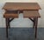 Late 19th Century Spanish Baroque Dark Walnut Work Side Table With Drawer, Restored For Sale - Image 10 of 15