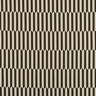 Sample - Schumacher Maxwell Fabric in Chocolate For Sale