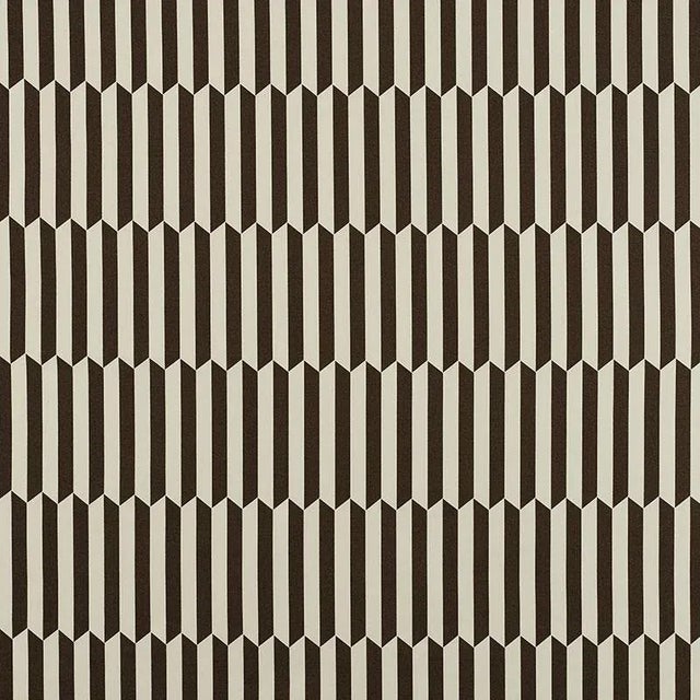 Sample - Schumacher Maxwell Fabric in Chocolate For Sale