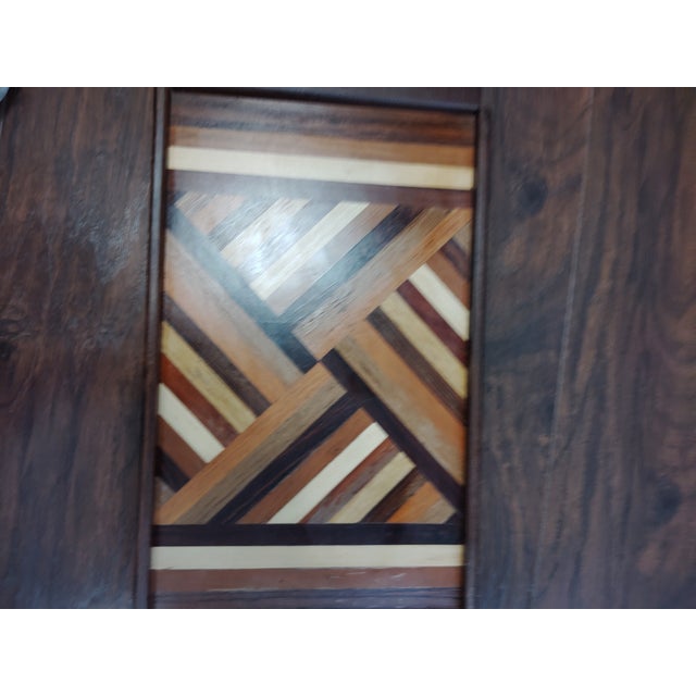 Don Shoemaker Parquetry Serving Tray by Shoemaker For Sale - Image 4 of 8
