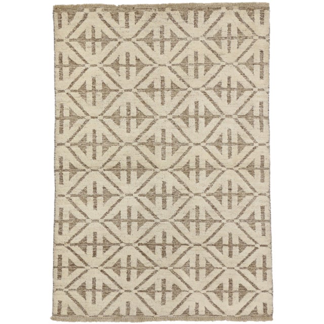 High and Low Texture Area Rug - 04'03 X 06'01 For Sale In Dallas - Image 6 of 6