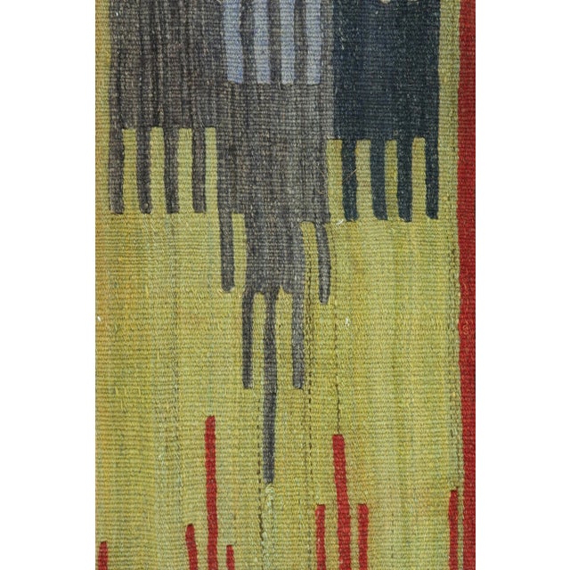 Mid 20th Century Vintage Turkish Kilim Runner-2′9″ × 10′6″ For Sale - Image 10 of 13