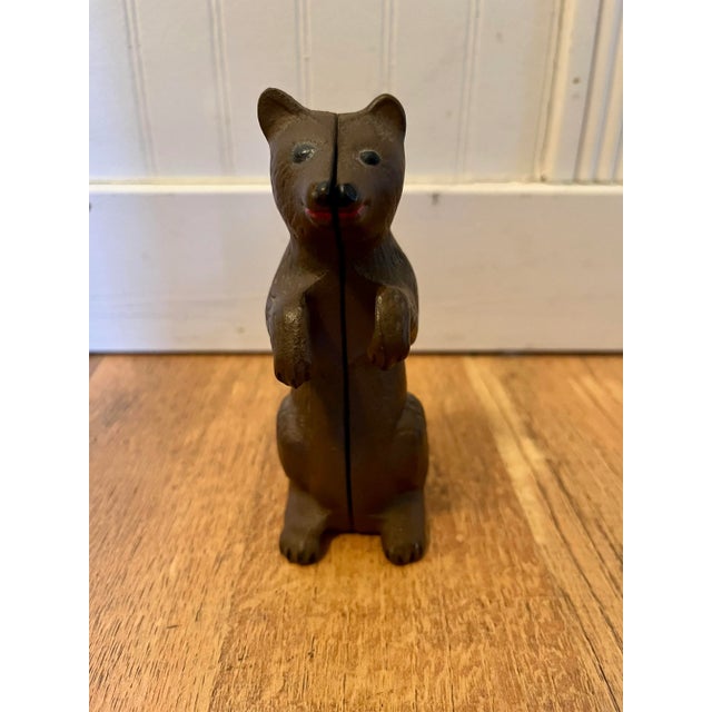 Early 20th Century Begging Bear Cast Iron Still Toy Bank For Sale In Cleveland - Image 6 of 6