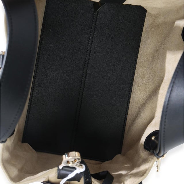 Rope Beige Black Calfskin Macrocannage Small Toujours For Sale - Image 9 of 9