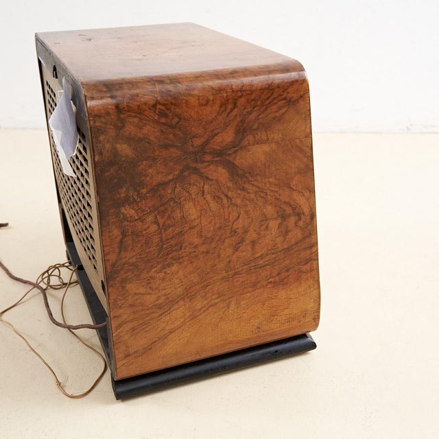 Wood Guglielmo Marconi Radio Model 1551 For Sale - Image 7 of 9