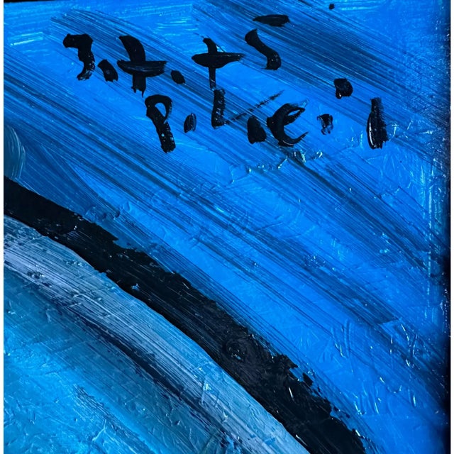 Abstract Picasso-Style Painting, Peter Keil, 1975 For Sale - Image 3 of 6