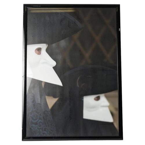 Venetian Masks, 1900s, Paper, Framed For Sale - Image 5 of 5