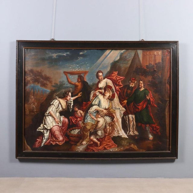 The Gathering of Manna, 1600s, Oil on Canvas For Sale - Image 15 of 15
