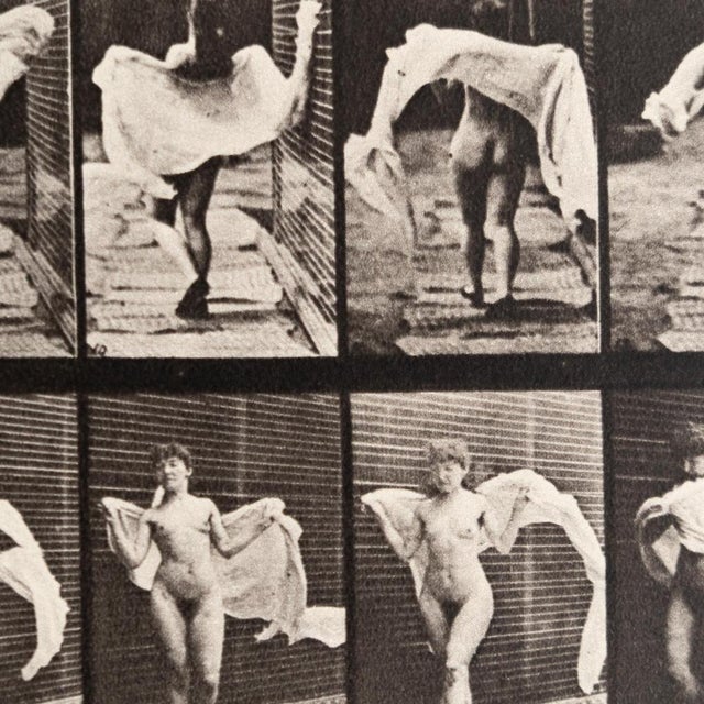 Eadweard Muybridge, Black and White Women in Motion Study, 1982, Photograph, Framed For Sale - Image 7 of 9