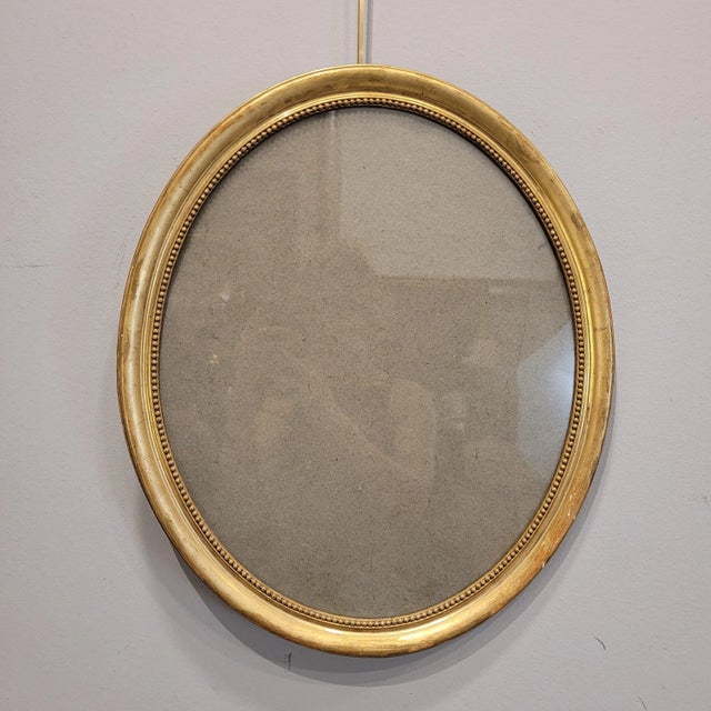 Napoleon III Oval Gilded Frames, Set of 2 For Sale - Image 9 of 18