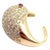 Contemporary Vintage Tiffany & Co. Elsa Peretti Yellow Gold Diamond Ruby Bird Ring, Size 5 For Sale - Image 3 of 17