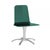 Luwan Swivel Chair in Powder-Coated Aluminum by Altreforme For Sale - Image 4 of 8