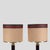 1970s Murano Glass and Brass Table Lamps, 1970s, Set of 2 For Sale - Image 5 of 12