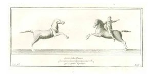 Carlo Nolli, Ancient Roman Fresco, Original Etching, 18th-Century