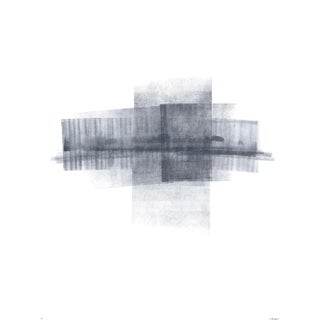 Ink on Paper_10 Original Modern Abstract Gray Painting by Carrie Bergey For Sale