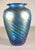 Thomas Philabaum Reptilian Series Iridescent Art Glass Vase - Signed - 8" H About the Artist Thomas Philabaum is an...