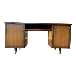 1980s Vintage Mid Century Modern Desk