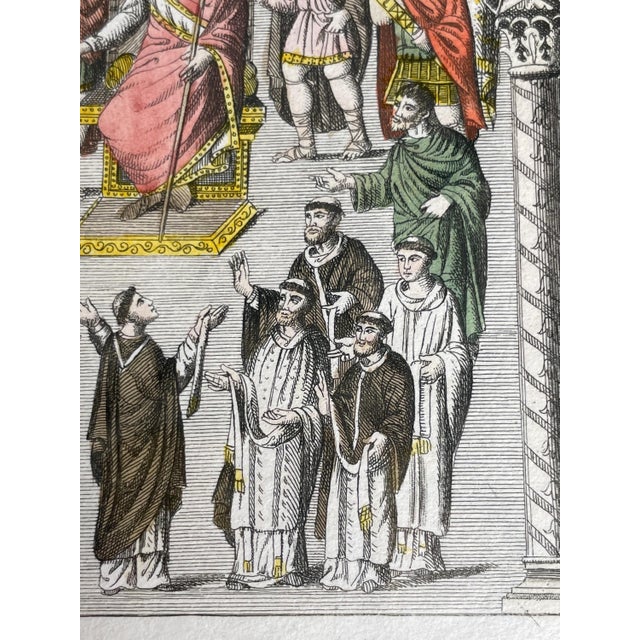 Antique Book Plate Engraving- 1816- King Charles II, The Bald, & Holy Roman Emporer For Sale - Image 9 of 10