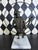 Signed Gustavo Gutierrez Bronze Harlequin Musician Sculpture on Marble Base, Edition 7/10 For Sale - Image 15 of 18