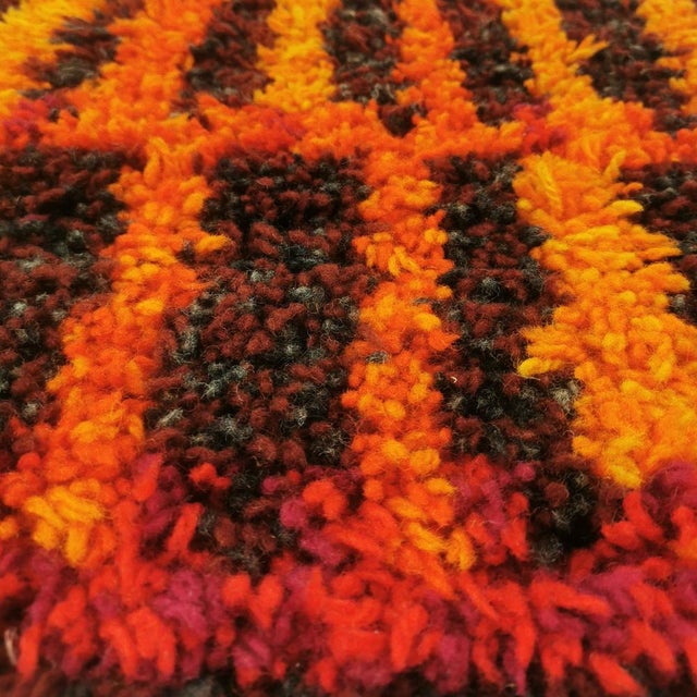 Vintage Space Age Rug, Denmark, 1960s For Sale - Image 6 of 16