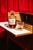 Tan Vintage Bar Cabinet on Casters, 1960s For Sale - Image 8 of 9