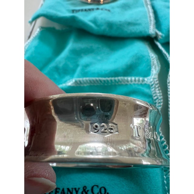 2020s Tiffany & Co. Sterling Silver Napkin Rings With Dust Bags - Set of 12 For Sale - Image 5 of 6