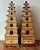 Chinoiserie Vintage Asian Rattan Pagodas - A Pair For Sale - Image 3 of 11