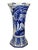 A large vintage royal delft trumpet vase by de porceleyne fles, hand-painted in a rich cobalt-blue palette. The vase has...