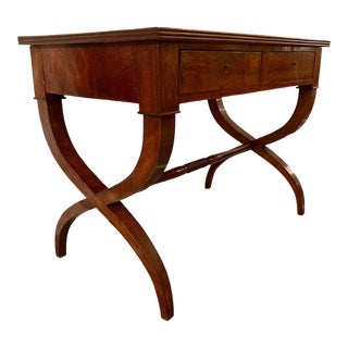 French Empire Style Leather Top Writing Desk For Sale