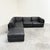 Modular Lounge Set in Black Leather, 1970s, Set of 5 For Sale In Greensboro - Image 6 of 11