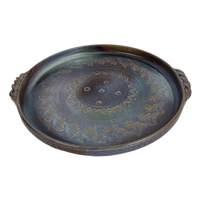 Sandstone Tray by Auger, 1980s For Sale