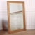 Wood Large Vintage Carved Pine Mirror For Sale - Image 7 of 7