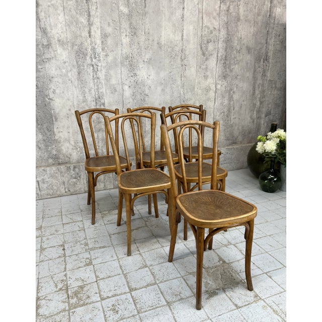 Dimensions: 36.5cm wide x 39.5cm deep x 86cm high Seat height 47cm x 38.5cm deep These chairs are in excellent condition....