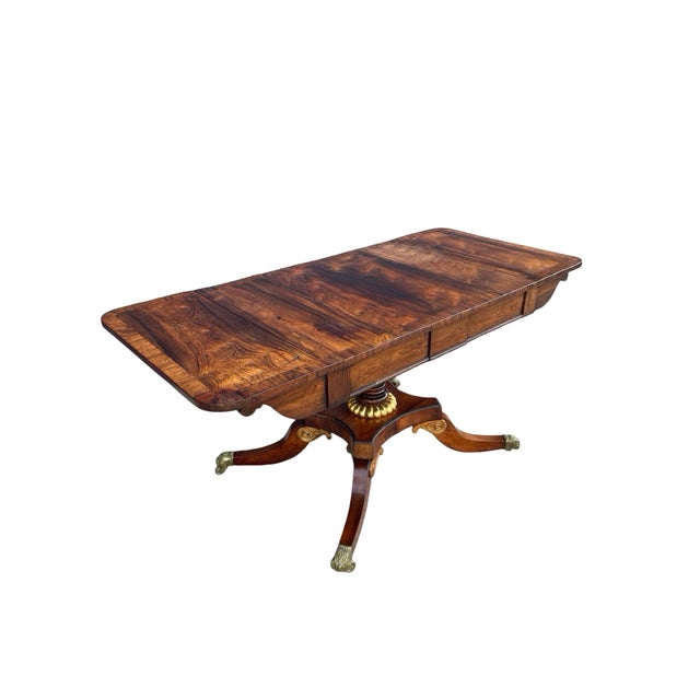 Fine Early 19th Century Regency Sofa Table For Sale In Los Angeles - Image 6 of 12