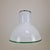 1970s Mid-Century Modern Italian Murano Cased Glass Pendant Light with Green Trim, 1970s For Sale - Image 5 of 15