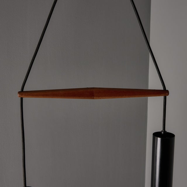 1960s Gino Sarfatti Metal and Seguso Glass Pendant Chandelier for Arteluce For Sale - Image 10 of 18