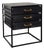 Contemporary Three Drawer Nightstand For Sale