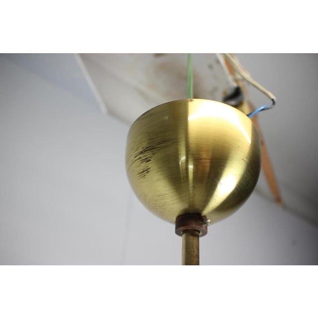 Art Deco UFO Pendant Light by Josef Hůrka for Napako, 1930s For Sale - Image 9 of 18