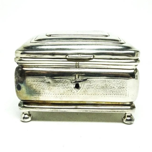 Biedermeier Sugar Bowl from Merchant, Poland, 1890s For Sale - Image 9 of 9