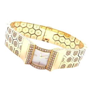 Van Cleef & Arpels Ludo Swann 18k Yellow Gold Diamond Watch Papers