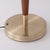 Mid-Century Modern Pasadena Table Lamp 27" H - Mid Century Modern, Weathered Brass, Dark Walnut Tapered Body, Dimmable, Bulb Included For Sale - Image 3 of 6