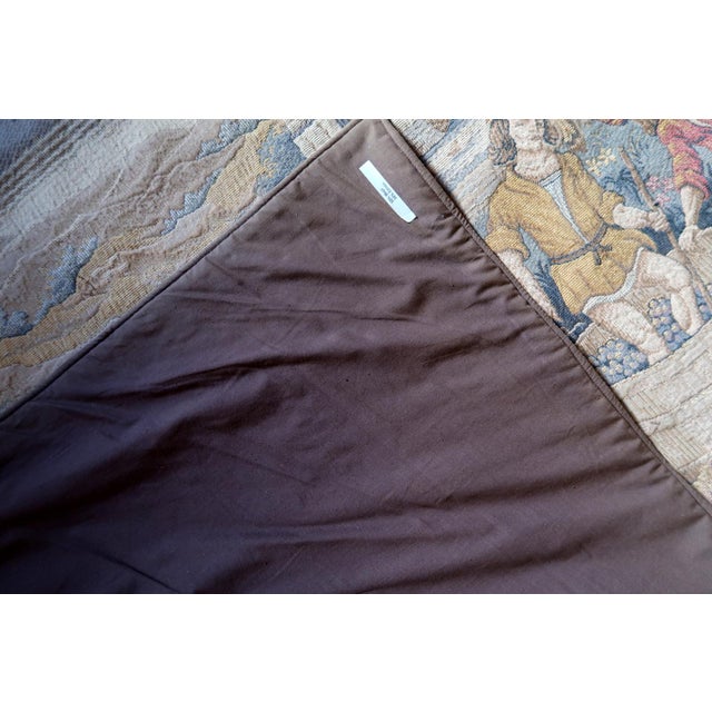 1960s, Vintage French Tapestry Wall Hanging by Marc Waymel, 3' X 3.8' For Sale - Image 4 of 18