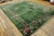 1920s Green Floral Modern Antique Chinese Art Deco Rug 9' X 11' 6" Handknotted Wool Carpet For Sale - Image 15 of 15