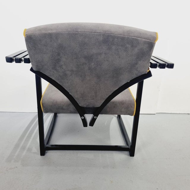 Black Postmodern Bentwood Lounge Suite, 1980s, Set of 3 For Sale - Image 8 of 18