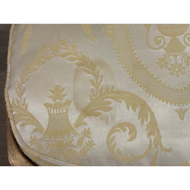 Mid-Century Italian Palladio Gilt Metal Chairs - A Pair For Sale - Image 18 of 18