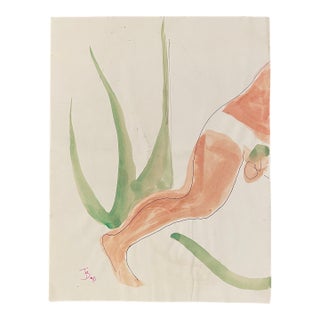 James Bone Double Sided Male Nude Painting For Sale