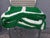 1960's Hand Knit Green/ White Blanket- Very Clean For Sale - Image 11 of 12