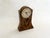 Small Postmodern Plastic Clock with Precious Wood-Like Finish, 1980s For Sale - Image 9 of 9
